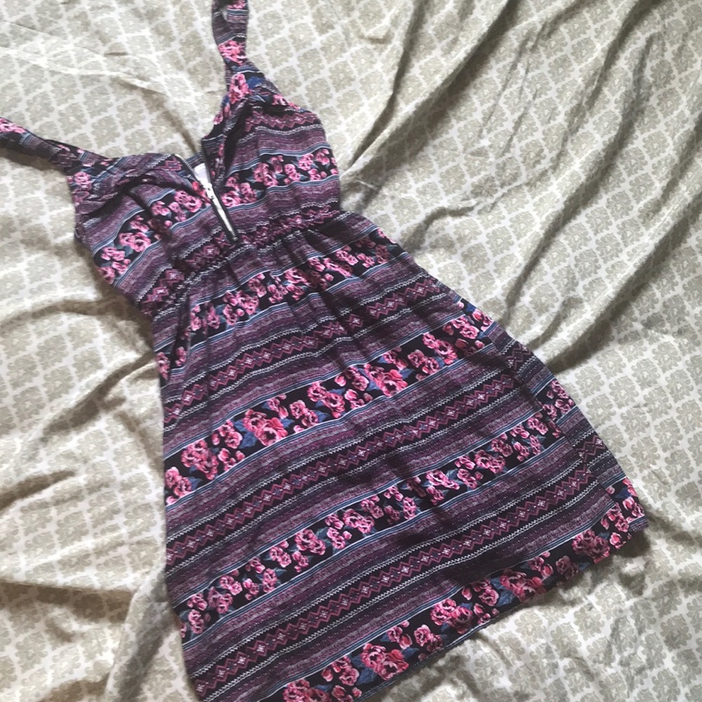 Patterned swimsuit cover up dress!